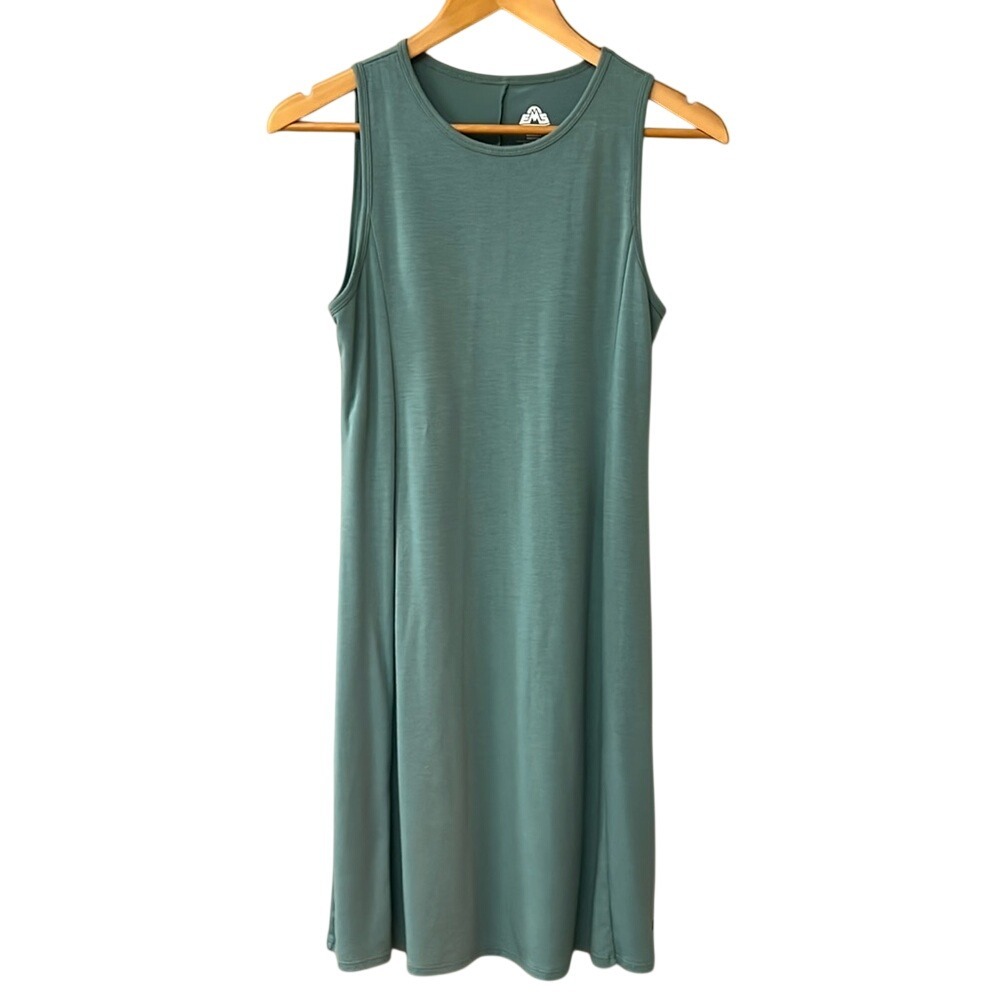 EMS Womens Highland Classic tank dress Size Medium Teal Gorpcore Granola Girl
